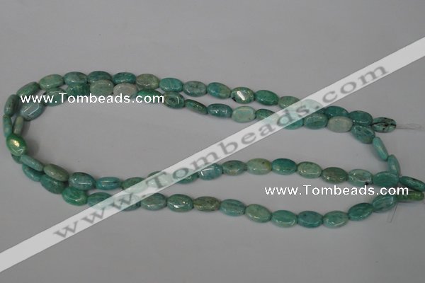 CAM1020 15.5 inches 8*12mm oval natural Russian amazonite beads