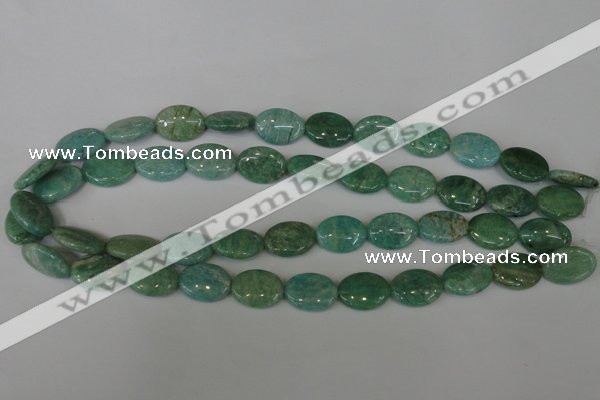 CAM1021 15.5 inches 13*18mm oval natural Russian amazonite beads