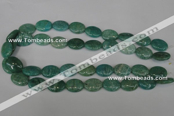 CAM1022 15.5 inches 15*20mm oval natural Russian amazonite beads