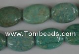 CAM1023 15.5 inches 15*20mm flat drum natural Russian amazonite beads