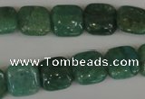 CAM1026 15.5 inches 12*12mm square natural Russian amazonite beads