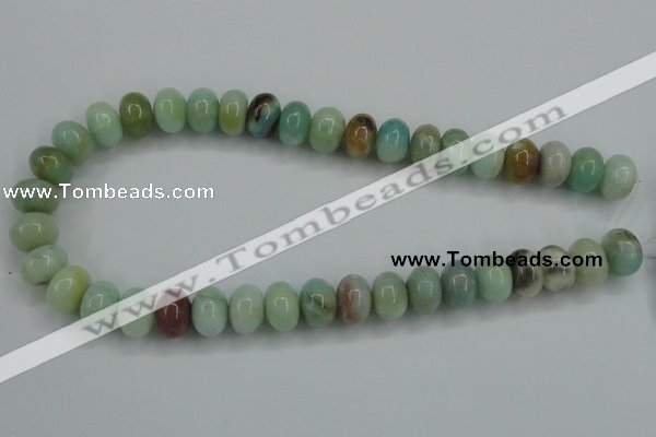 CAM103 15.5 inches 10*14mm rondelle amazonite gemstone beads