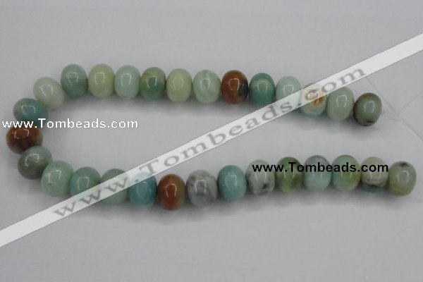 CAM104 15.5 inches 13*18mm rondelle amazonite gemstone beads