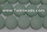 CAM1111 15.5 inches 6mm round matte amazonite beads wholesale