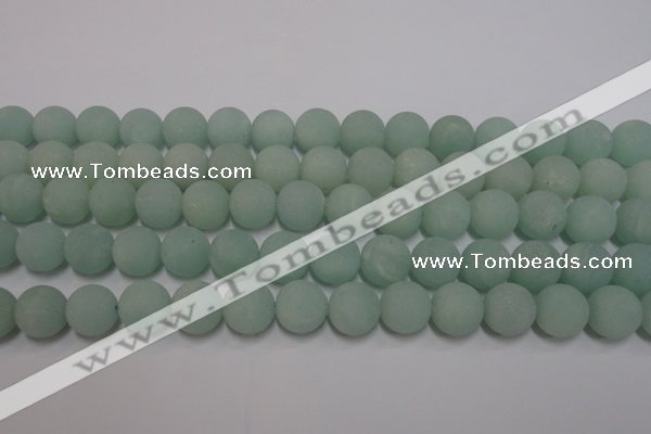 CAM1113 15.5 inches 10mm round matte amazonite beads wholesale