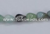 CAM113 15.5 inches 8*10mm teardrop amazonite gemstone beads
