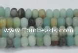 CAM1130 15.5 inches 4*6mm rondelle matte amazonite beads wholesale