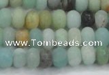 CAM1132 15.5 inches 6*10mm rondelle matte amazonite beads wholesale