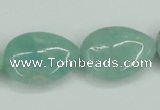 CAM117 15.5 inches 18*25mm flat teardrop amazonite gemstone beads