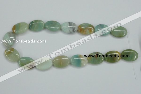 CAM120 15.5 inches 18*25mm oval amazonite gemstone beads wholesale