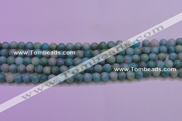 CAM1251 15.5 inches 6mm round natural Russian amazonite beads