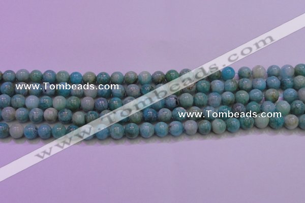 CAM1252 15.5 inches 8mm round natural Russian amazonite beads