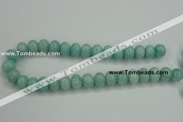 CAM127 15.5 inches 12*16mm rondelle amazonite gemstone beads