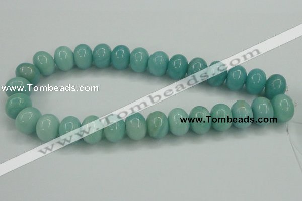 CAM128 15.5 inches 13*18mm rondelle amazonite gemstone beads