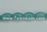 CAM129 15.5 inches 8*12mm rice amazonite gemstone beads wholesale