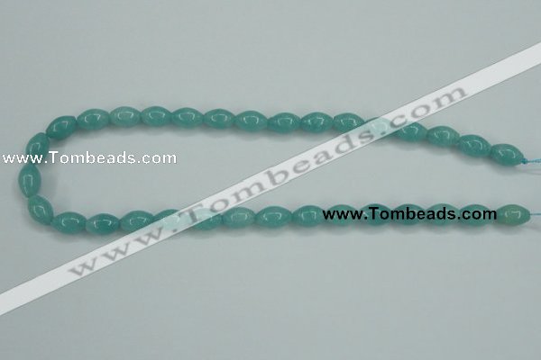 CAM129 15.5 inches 8*12mm rice amazonite gemstone beads wholesale