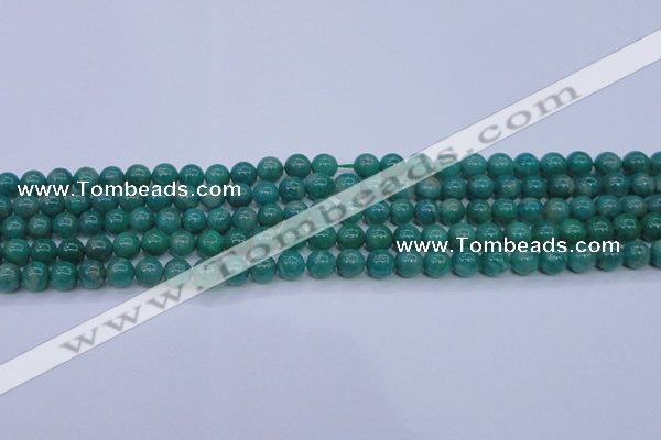 CAM1301 15.5 inches 6mm round natural Russian amazonite beads