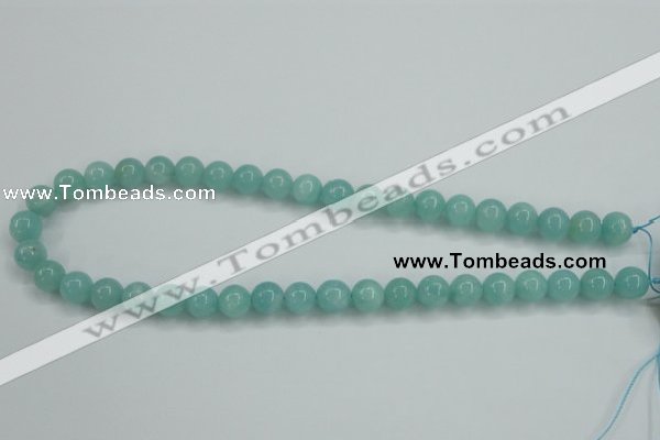 CAM136 15.5 inches 10mm round amazonite gemstone beads wholesale
