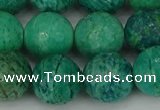 CAM1405 15.5 inches 14mm faceted round Russian amazonite beads