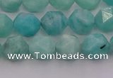 CAM1437 15.5 inches 8mm faceted nuggets amazonite gemstone beads