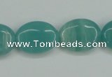 CAM148 15.5 inches 15*20mm oval amazonite gemstone beads wholesale