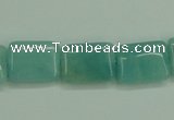 CAM150 15.5 inches 12*16mm rectangle amazonite gemstone beads