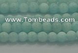 CAM1500 15.5 inches 4mm round natural peru amazonite beads