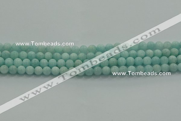 CAM1501 15.5 inches 6mm round natural peru amazonite beads