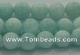 CAM1502 15.5 inches 8mm round natural peru amazonite beads