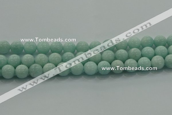 CAM1505 15.5 inches 14mm round natural peru amazonite beads