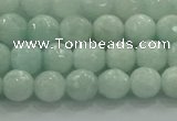 CAM1511 15.5 inches 6mm faceted round natural peru amazonite beads