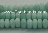 CAM1531 15.5 inches 4*6mm rondelle natural peru amazonite beads