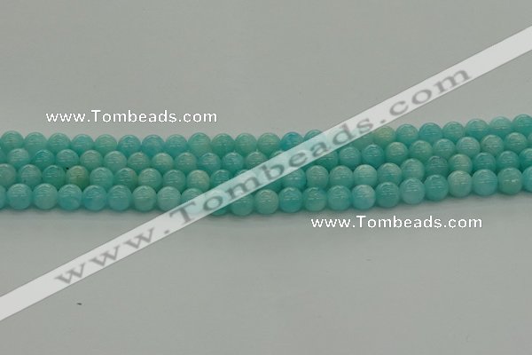 CAM1551 15.5 inches 6mm round natural peru amazonite beads