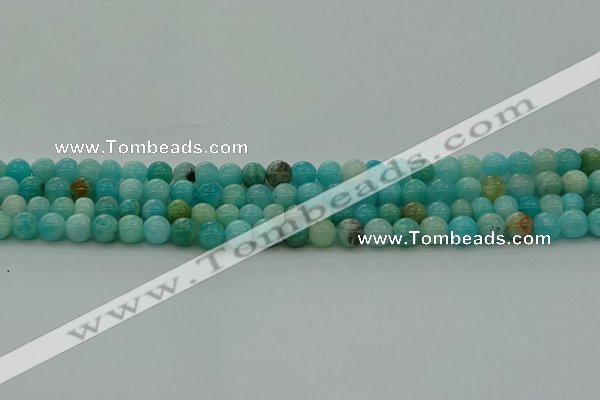 CAM1571 15.5 inches 6mm round Russian amazonite beads wholesale