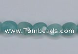 CAM158 15.5 inches 8*10mm faceted oval amazonite gemstone beads