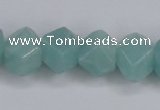 CAM160 15.5 inches 13*16mm faceted nugget amazonite gemstone beads