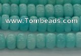 CAM1601 15.5 inches 4*6mm rondelle natural peru amazonite beads