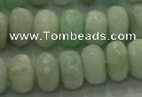 CAM1613 15.5 inches 6*10mm faceted rondelle peru amazonite beads