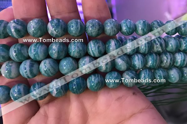 CAM1653 15.5 inches 10mm round Russian amazonite gemstone beads