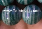 CAM1655 15.5 inches 14mm round Russian amazonite gemstone beads