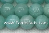 CAM1692 15.5 inches 8mm round natural amazonite gemstone beads