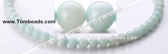 CAM17 15.5 inches round 8mm natural amazonite beads Wholesale