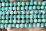 CAM1726 15.5 inches 8mm round amazonite gemstone beads wholesale