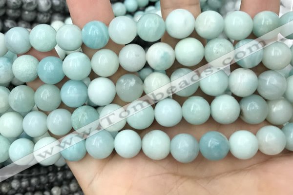 CAM1733 15.5 inches 10mm round amazonite gemstone beads