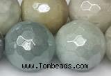 CAM1753 15 inches 12mm faceted round AB-color amazonite beads