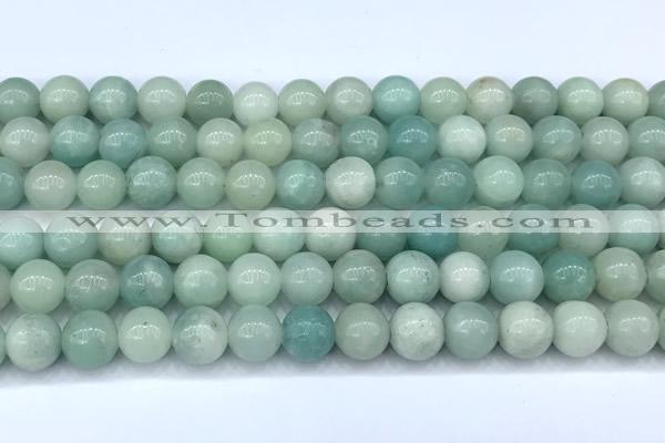 CAM1787 15 inches 8mm round amazonite beads, 2mm hole