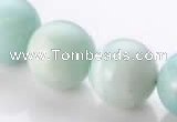 CAM22 15.5 inches natural amazonite round 18mm beads wholesale