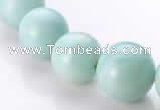 CAM24 17 inches different sizes round natural amazonite beads