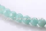 CAM26 faceted round 6mm natural amazonite stone beads wholesale