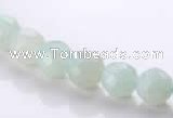 CAM27 faceted round natural amazonite 8mm stone beads Wholesale